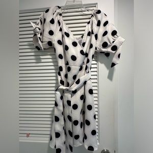 SHEIN polka dot mini dress size L
